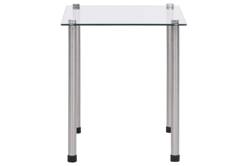 Satsbord 3 st genomskinlig härdat glas - Transparent - Lampbord & sidobord - Brickbord & småbord