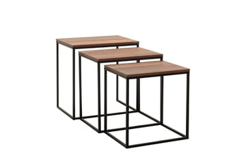 Ajmit Satsbord Brun - Hanah Home - Möbler - Bord & matgrupp - Avlastningsbord & sidobord - Satsbord