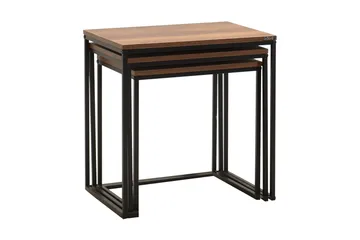 Ajmit Satsbord Brun - Hanah Home - Möbler - Bord & matgrupp - Avlastningsbord & sidobord - Satsbord