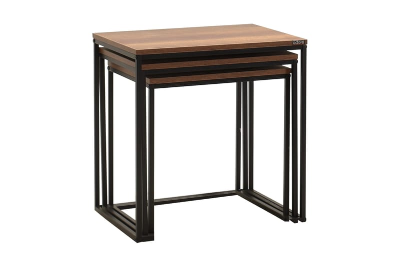 Ajmit Satsbord Brun - Hanah Home - Möbler - Bord & matgrupp - Avlastningsbord & sidobord - Satsbord