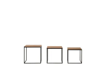 Ajmit Satsbord Brun - Hanah Home - Möbler - Bord & matgrupp - Avlastningsbord & sidobord - Satsbord