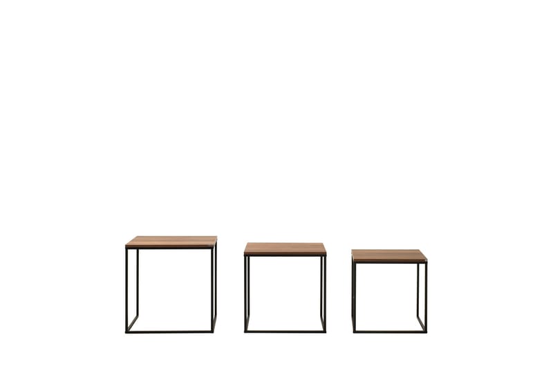 Ajmit Satsbord Brun - Hanah Home - Möbler - Bord & matgrupp - Avlastningsbord & sidobord - Satsbord