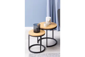 Belgrat Satsbord Rund - Natural - Möbler - Bord & matgrupp - Avlastningsbord & sidobord - Satsbord