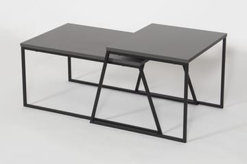 Bodsjö Satsbord 88 cm 2 Bord - Grå/Svart - Möbler - Bord & matgrupp - Avlastningsbord & sidobord - Satsbord