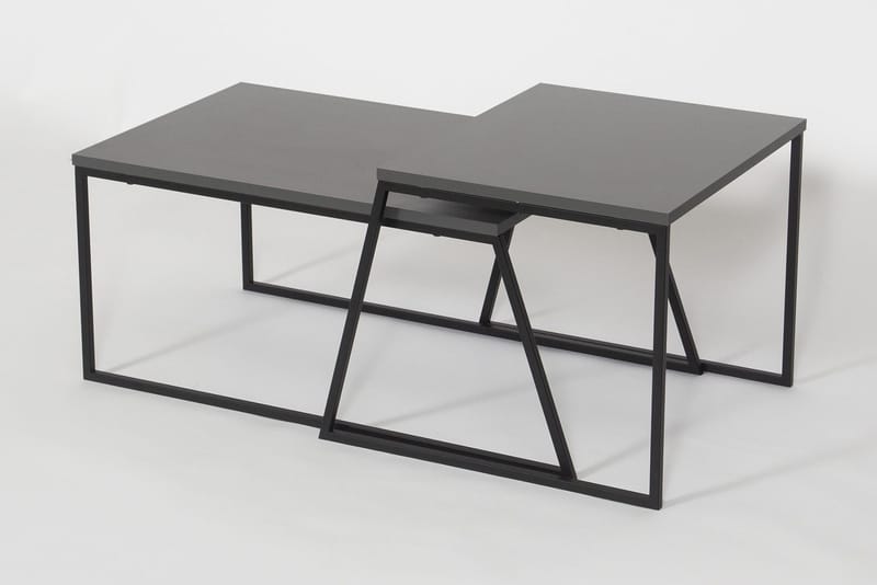 Bodsjö Satsbord 88 cm 2 Bord - Grå/Svart - Möbler - Bord & matgrupp - Avlastningsbord & sidobord - Satsbord