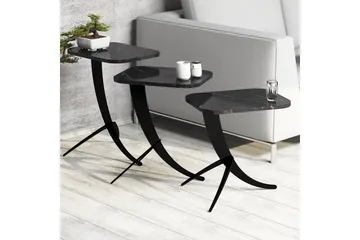 Erykah Satsbord 45 cm - Svart - Möbler - Bord & matgrupp - Avlastningsbord & sidobord - Satsbord