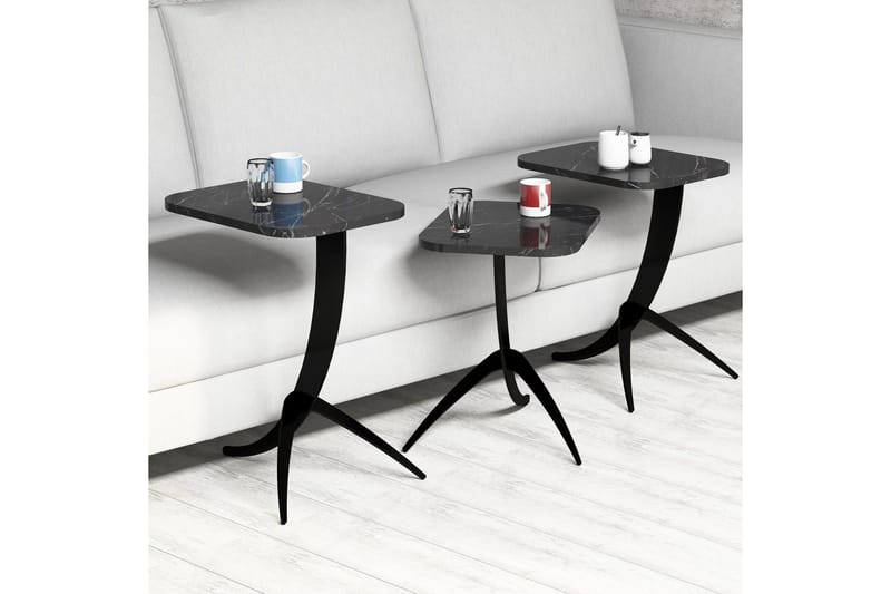 Erykah Satsbord 45 cm - Svart - Möbler - Bord & matgrupp - Avlastningsbord & sidobord - Satsbord
