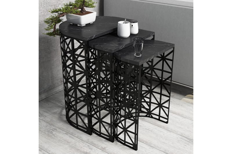 Koraleigh Satsbord 46 cm - Svart - Möbler - Bord & matgrupp - Avlastningsbord & sidobord - Satsbord