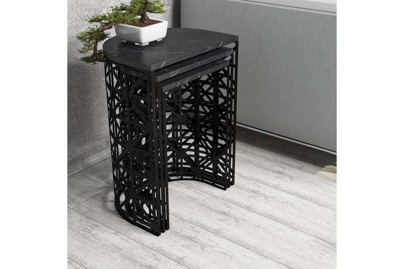 Koraleigh Satsbord 46 cm - Svart - Möbler - Bord & matgrupp - Avlastningsbord & sidobord - Satsbord