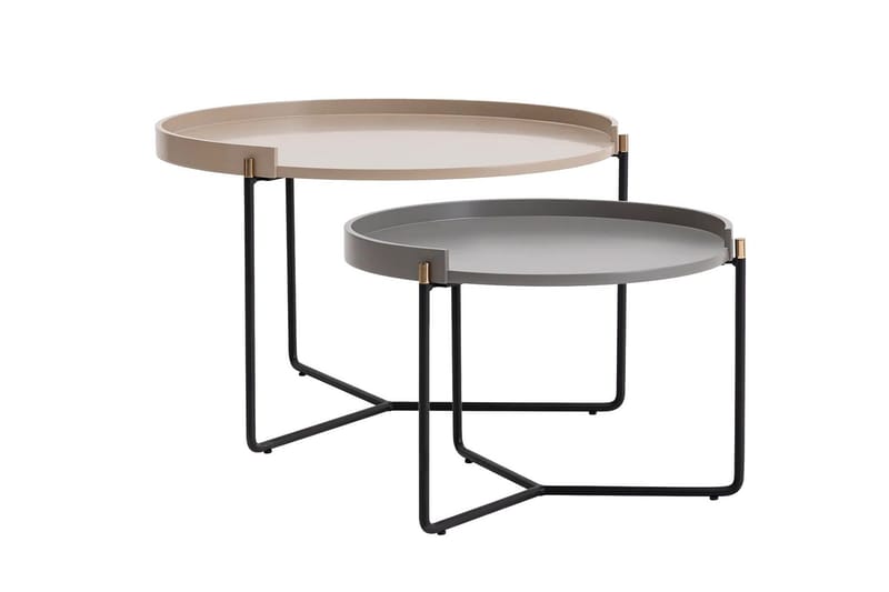 Manisha Satsbord - Beige - Möbler - Bord & matgrupp - Avlastningsbord & sidobord - Satsbord