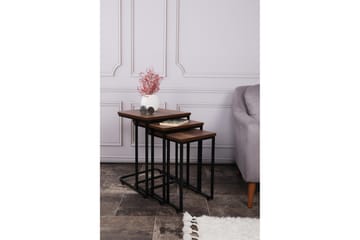 Satsbord Nagako Brun/Svart - Hanah Home - Möbler - Bord & matgrupp - Avlastningsbord & sidobord - Satsbord