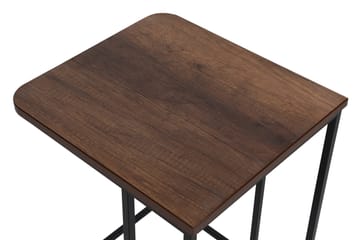 Satsbord Nagako Brun/Svart - Hanah Home - Möbler - Bord & matgrupp - Avlastningsbord & sidobord - Satsbord