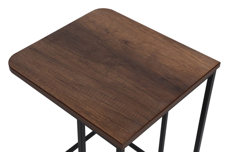 Satsbord Nagako Brun/Svart - Hanah Home - Möbler - Bord & matgrupp - Avlastningsbord & sidobord - Satsbord
