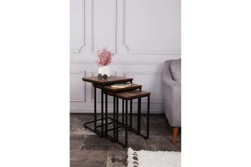 Nagako Satsbord Brun/Svart - Hanah Home - Möbler - Bord & matgrupp - Avlastningsbord & sidobord - Satsbord