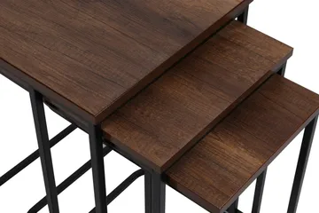 Nagako Satsbord Brun/Svart - Hanah Home - Möbler - Bord & matgrupp - Avlastningsbord & sidobord - Satsbord