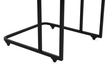 Satsbord Nagako Vit/Svart - Hanah Home - Möbler - Bord & matgrupp - Avlastningsbord & sidobord - Satsbord