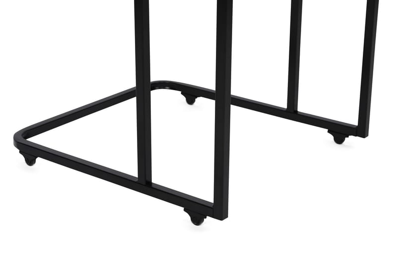 Satsbord Nagako Vit/Svart - Hanah Home - Möbler - Bord & matgrupp - Avlastningsbord & sidobord - Satsbord