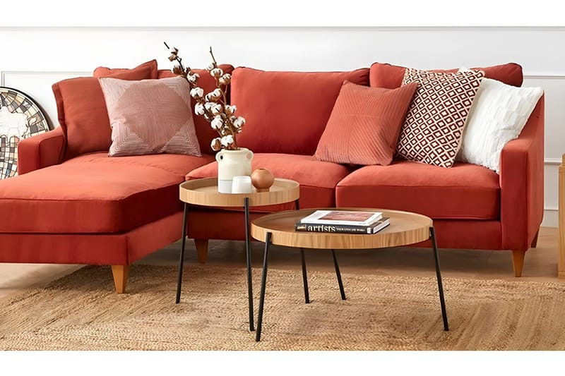 Rachida Satsbord - Natural - Möbler - Bord & matgrupp - Avlastningsbord & sidobord - Satsbord