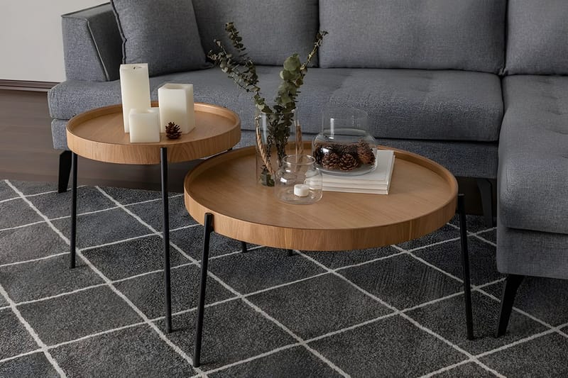 Rachida Satsbord - Natural - Möbler - Bord & matgrupp - Avlastningsbord & sidobord - Satsbord