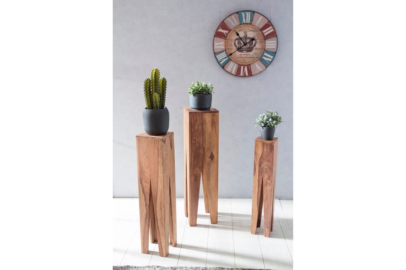 Satsbord Bufalini 3-pack - Trä|natur - Möbler - Bord & matgrupp - Avlastningsbord & sidobord - Satsbord