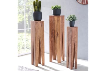 Satsbord Bufalini 3-pack - Trä|natur - Möbler - Bord & matgrupp - Avlastningsbord & sidobord - Satsbord