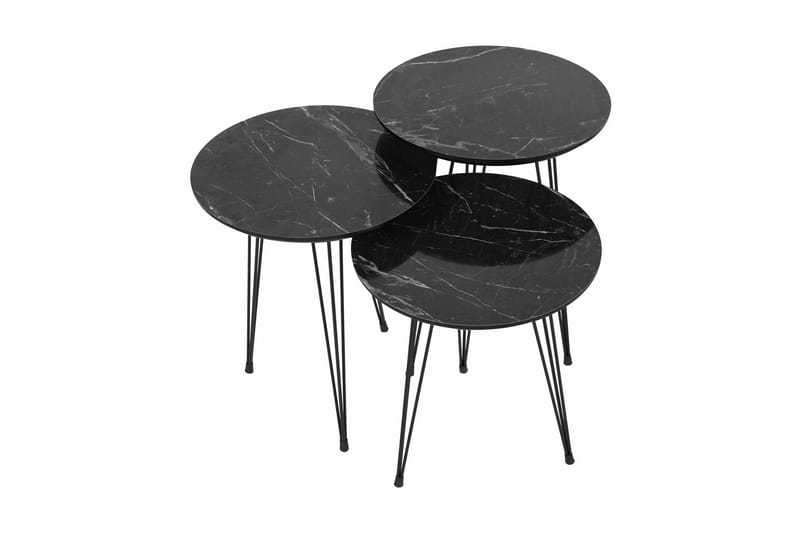 Satsbord Lostetter 45 cm - Grå|Svart - Möbler - Bord & matgrupp - Avlastningsbord & sidobord - Satsbord