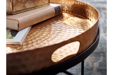 Wilhem Satsbord 46 cm Rund - Guld - Möbler - Bord & matgrupp - Avlastningsbord & sidobord - Satsbord