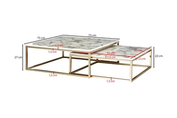 Willowdale Satbord 75 cm Runt - Möbler - Bord & matgrupp - Avlastningsbord & sidobord - Satsbord
