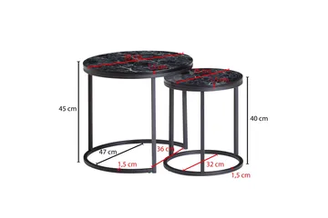 Willowdale Satsbord 50 cm Runt - Möbler - Bord & matgrupp - Avlastningsbord & sidobord - Satsbord