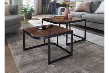Willowdale Satsbord 60 cm - Teak/Svart - Möbler - Bord & matgrupp - Avlastningsbord & sidobord - Satsbord
