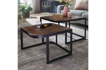 Willowdale Satsbord 60 cm - Teak/Svart - Möbler - Bord & matgrupp - Avlastningsbord & sidobord - Satsbord