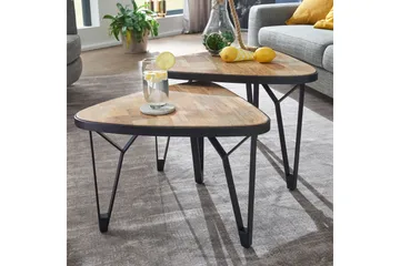 Willowdale Satsbord 60 cm Trekantig - Brun/Svart - Möbler - Bord & matgrupp - Avlastningsbord & sidobord - Satsbord