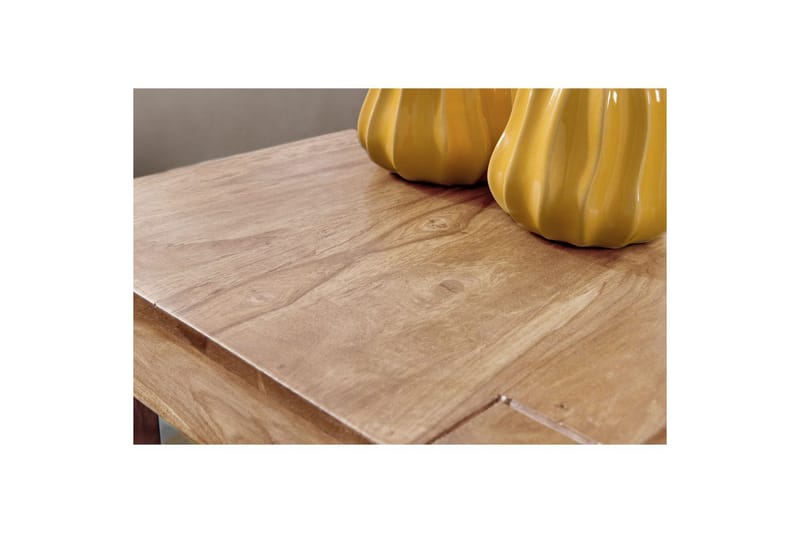 Satsbord Wohnling Set med 3 massivt trä, 4-benta bord, lantlig stil Akacia - Akacia - Möbler - Bord & matgrupp - Avlastningsbord & sidobord - Satsbord