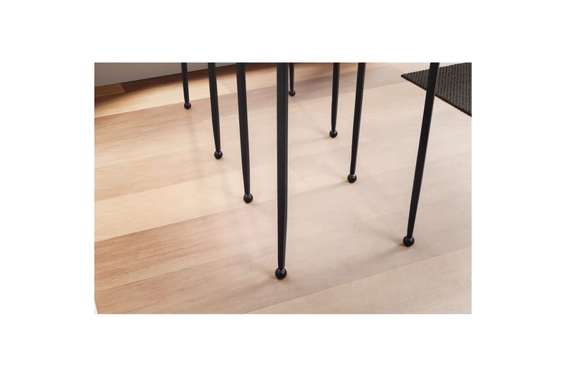 Satsbord Wohnling Set om 2 fyrkantigt glas tunna metallben modern - Möbler - Bord & matgrupp - Avlastningsbord & sidobord - Satsbord