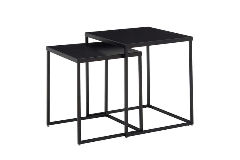 Satsbord Wohnling Set om 2 metall pulverlackerad med metallben modern - Möbler - Bord & matgrupp - Avlastningsbord & sidobord - Satsbord