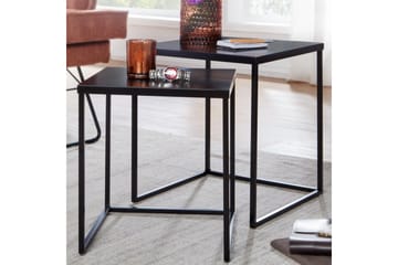 Satsbord Wohnling Set om 2 metall pulverlackerad med metallben modern - Möbler - Bord & matgrupp - Avlastningsbord & sidobord - Satsbord