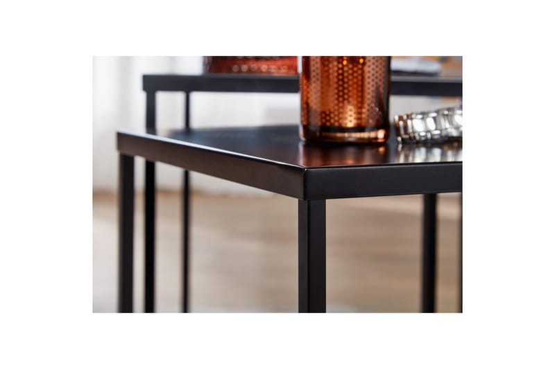 Satsbord Wohnling Set om 2 metall pulverlackerad med metallben modern - Möbler - Bord & matgrupp - Avlastningsbord & sidobord - Satsbord