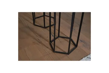 Satsbord Wohnling Set om 3 massiva träblombord Industriell - Möbler - Bord & matgrupp - Avlastningsbord & sidobord - Blombord