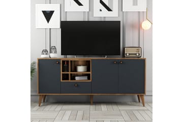 Scone Konsollbord 180 cm - Antracit/Valnöt - Möbler - Bord & matgrupp - Avlastningsbord & sidobord - Konsolbord & hallbord