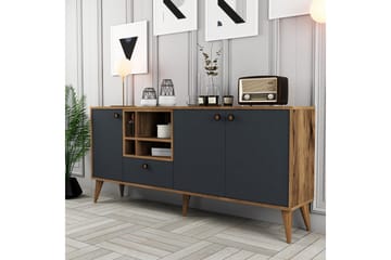 Scone Konsollbord 180 cm - Antracit/Valnöt - Möbler - Bord & matgrupp - Avlastningsbord & sidobord - Konsolbord & hallbord