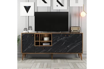 Scone Konsollbord 180 cm - Svart/Valnöt - Möbler - Bord & matgrupp - Avlastningsbord & sidobord - Konsolbord & hallbord