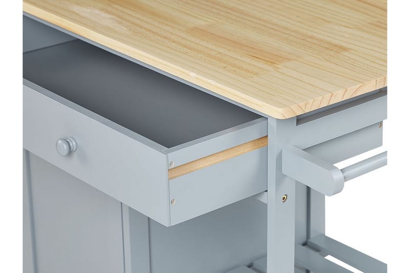 Serveringsbord Suong 75 cm - Grå - Lampbord & sidobord - Brickbord & småbord
