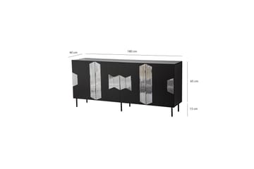 Seyring Konsollbord 180 cm - Svart - Förvaring - Förvaringsmöbler - Sideboard & skänk