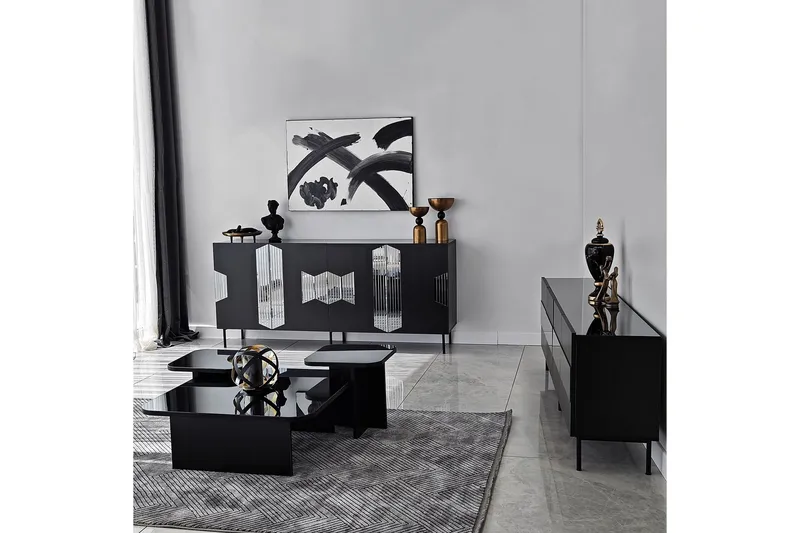 Seyring Konsollbord 180 cm - Svart - Förvaring - Förvaringsmöbler - Sideboard & skänk