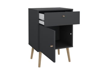 Shinta Sängbord 50 cm - Grå - Möbler - Bord & matgrupp - Avlastningsbord & sidobord - Sängbord & nattduksbord