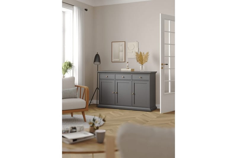 Shoiba Sidobord 144 cm - Mörkgrå - Möbler - Bord & matgrupp - Avlastningsbord & sidobord - Lampbord & sidobord