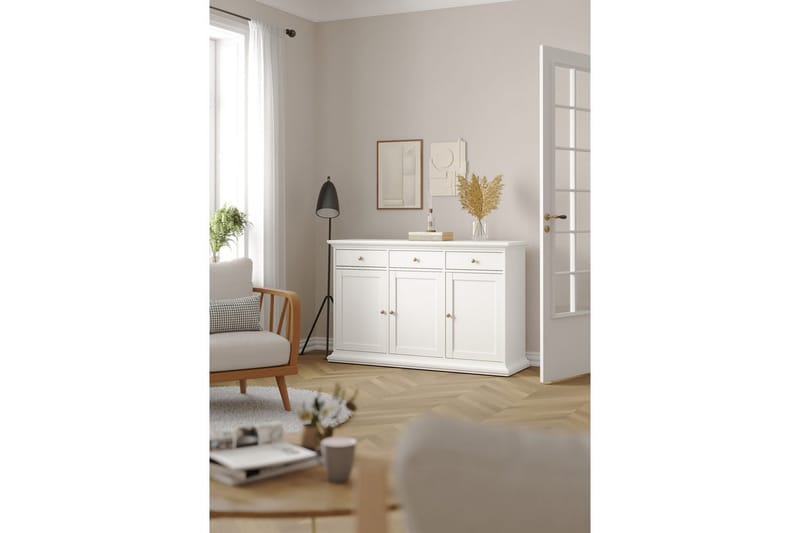 Shoiba Sidobord 144 cm - Vit - Möbler - Bord & matgrupp - Avlastningsbord & sidobord - Lampbord & sidobord