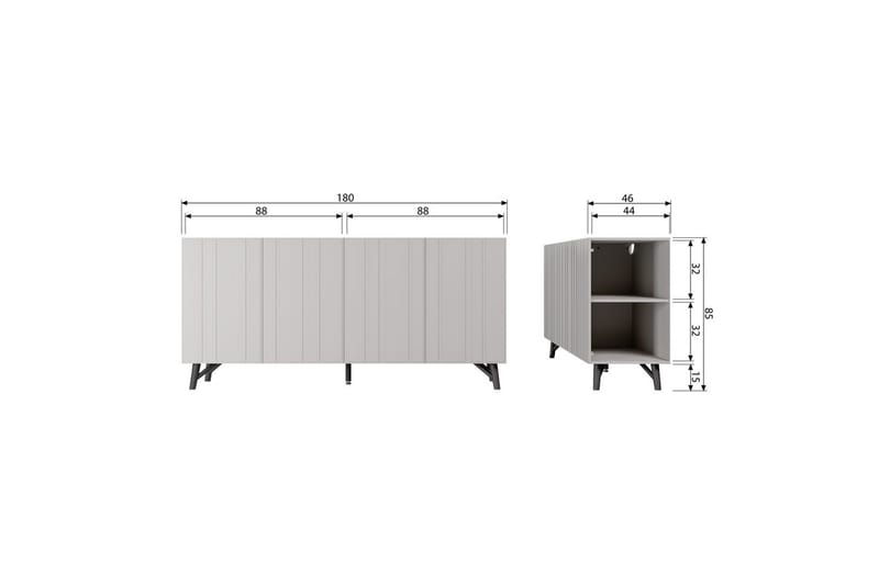 Sideboard Miller - Möbler - Bord & matgrupp - Avlastningsbord & sidobord - Konsolbord & hallbord