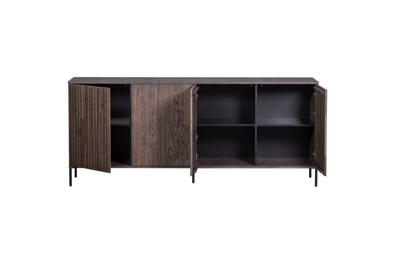 Sideboard New Gravure - Espresso, Askfaner - Möbler - Bord & matgrupp - Avlastningsbord & sidobord - Konsolbord & hallbord