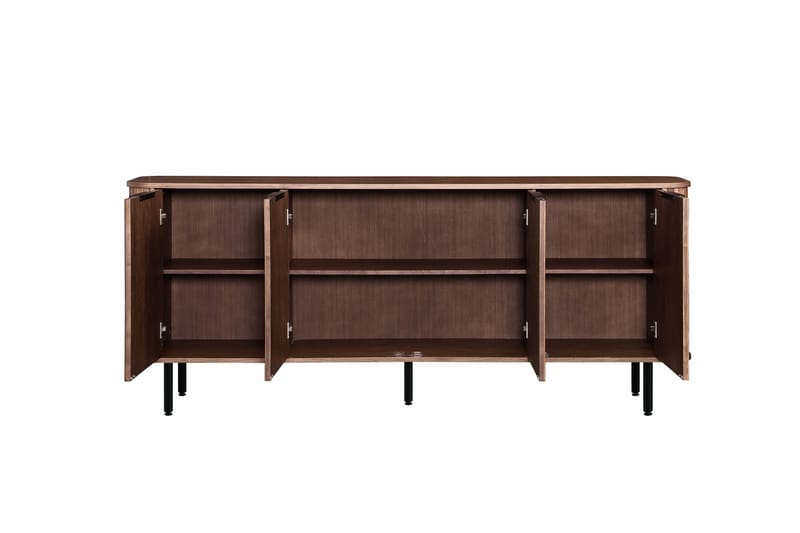 Sideboard Kopparbo Valnöt - Mörkbrunt valnötsträ - Förvaring - Förvaringsmöbler - Sideboard & skänk